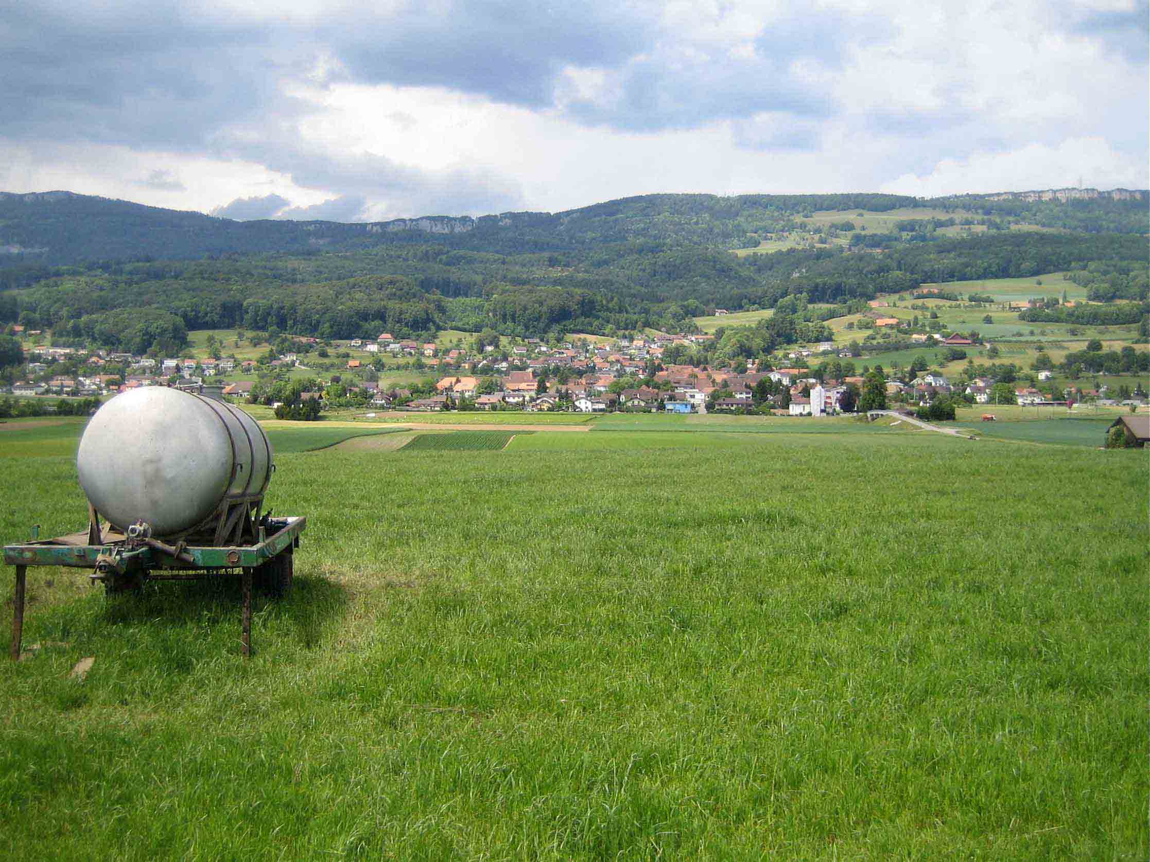 Attiswil und Jura von Süden