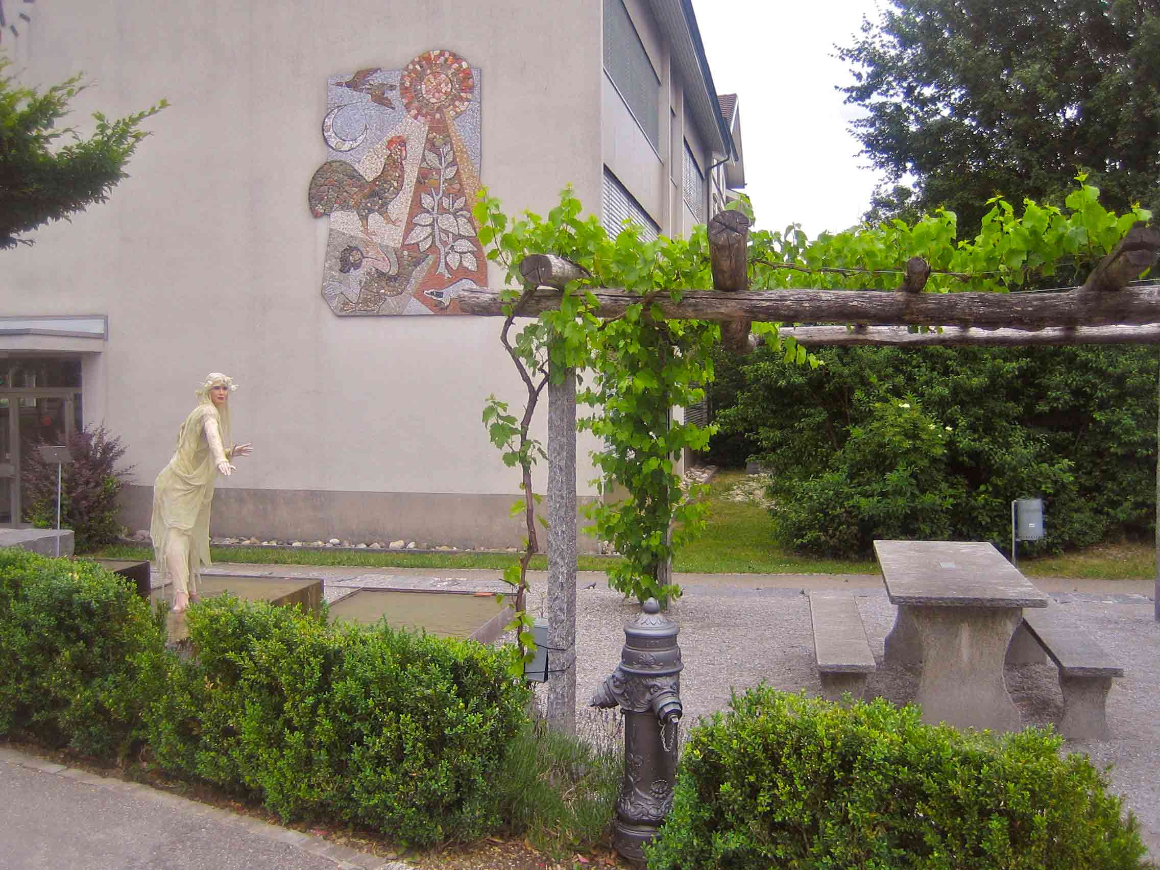 Mosaik H. Leuppi, Schulhaus Attiswil