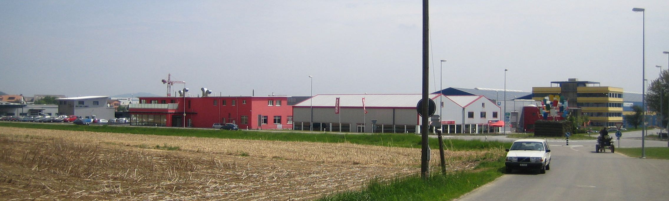 Gewerbezone an der Hauptstrasse in Richtung Oensingen