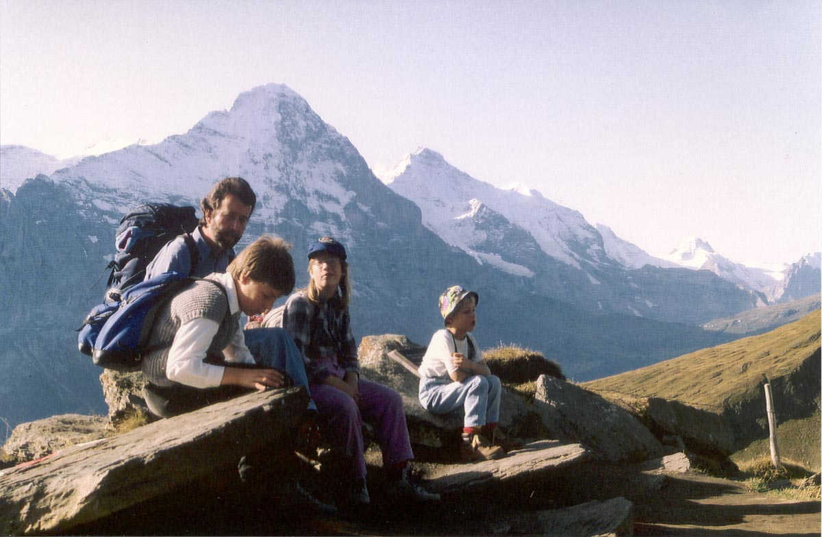 Am Bachsse, Toni, Eduard, Ursula, Albrecht