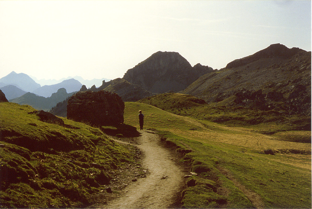 Sgisen, Laucherhorn und Schwalmern am spten Nachmittag